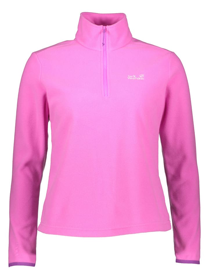 Jack Wolfskin Fleecepullover "Taunus" in Pink - XS