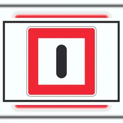 HB-Druck Gebot besondere Vorsicht walten zu lassen Schild mit Symbol A6 (105x148mm)