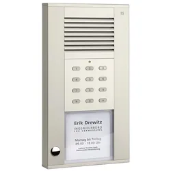 TCS Tür Control Audioaußenstation 1-reihig ASD51010-0010