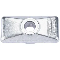 Pletscher Ständerplatte silber