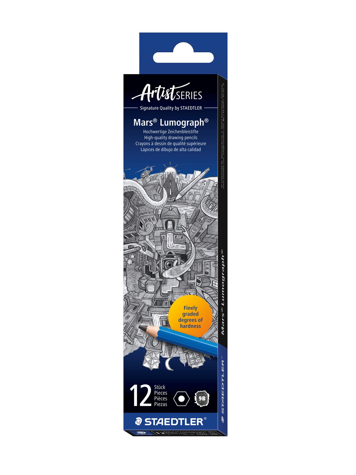 Staedtler Pencil Mars Lumograph 9B 12 pcs