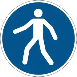 Durable, Sicherheitskennzeichnung, Signalaufkleber für den Boden
