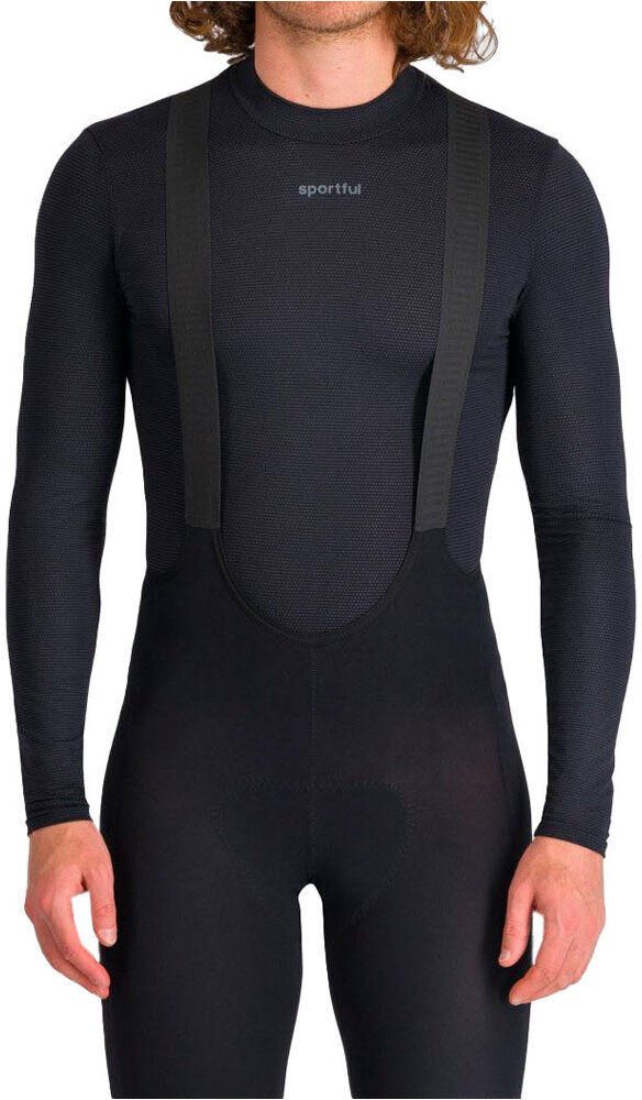 Sportful merino layer camiseta térmica manga larga Negro