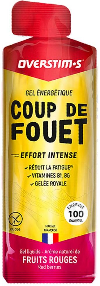 Overstims  - Coup De Fouet 34 g. Fruits Rouges - Gel Energétique