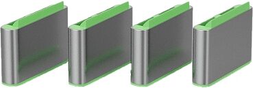 Lindy 40438 USB-C Port Schloss, GRÜN, 10x Schloss