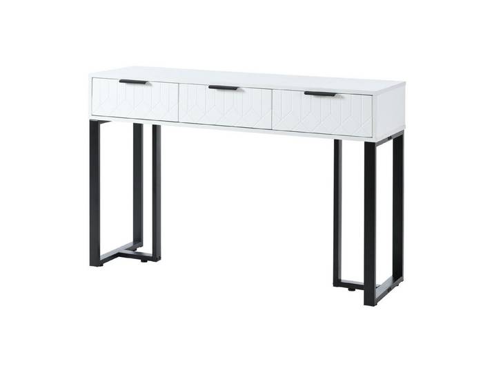 Thanaddo Konsolentisch Moderner Konsolentisch,Beistelltisch,Flurtisch mit 3 Schubladen