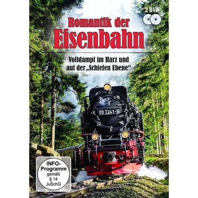 Romantik der Eisenbahn - Volldampf im Harz + Auf der „Schiefen Ebene“ [2 DVDs], DVD