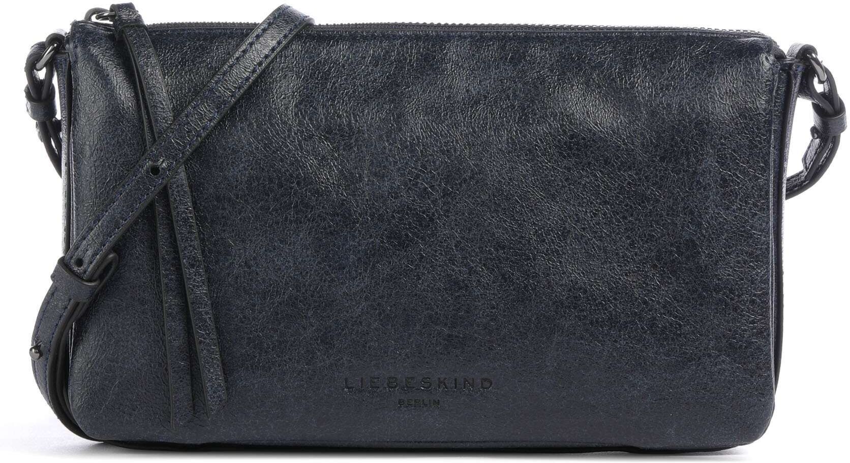 Liebeskind Nina Vintage PU S Umhängetasche aus Leder, blau