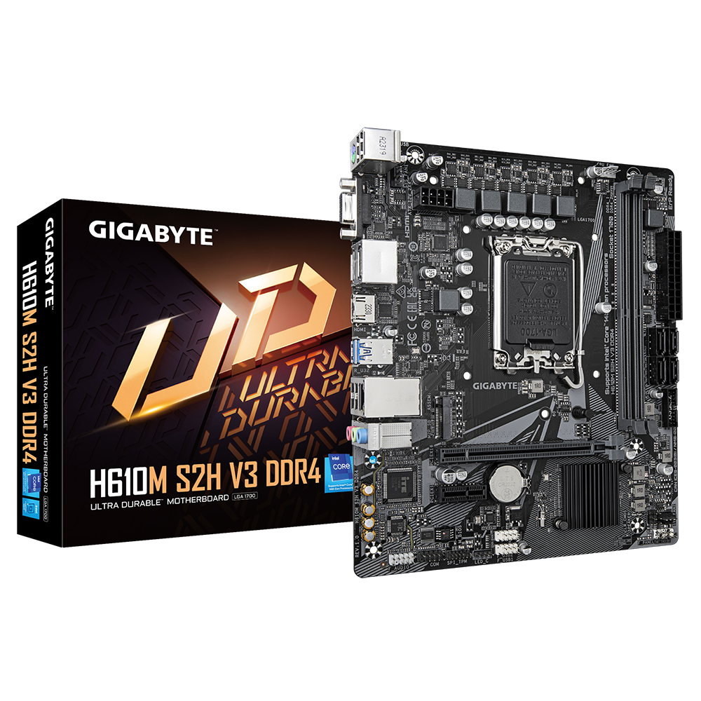 Gigabyte H610M S2H V3 mATX Mainboard - Sockel 1700
