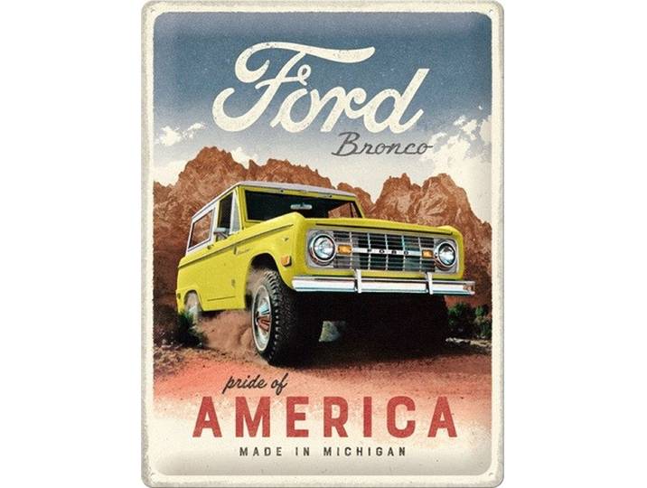 Wandbord Special Edition - Ford Bronco - Pride Of America