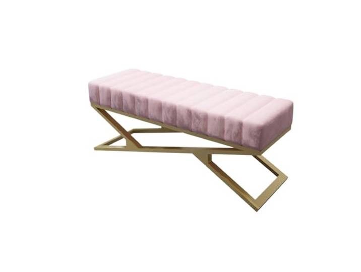 RUNZE765Z Dekorativ Schlafzimmerbank, Ottomane-Bank am Ende des Bettes(Pink,120 * 40 * 44cm)
