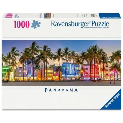 Erwachsenenpuzzle 1000 Teile - Nachtlichter am Ocean Drive