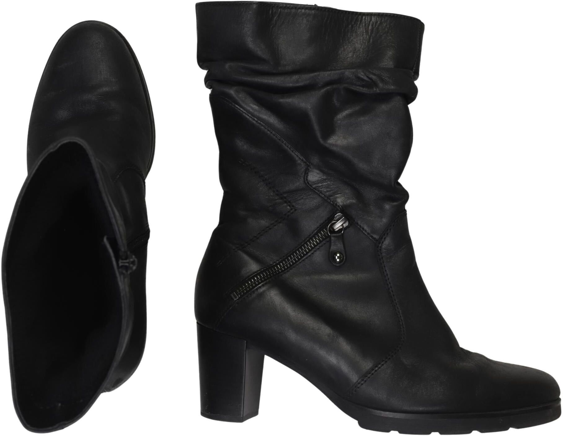 Gabor Damen Stiefel, Schwarz, Gr. EU 39 (UK 6), Leder - Second Hand