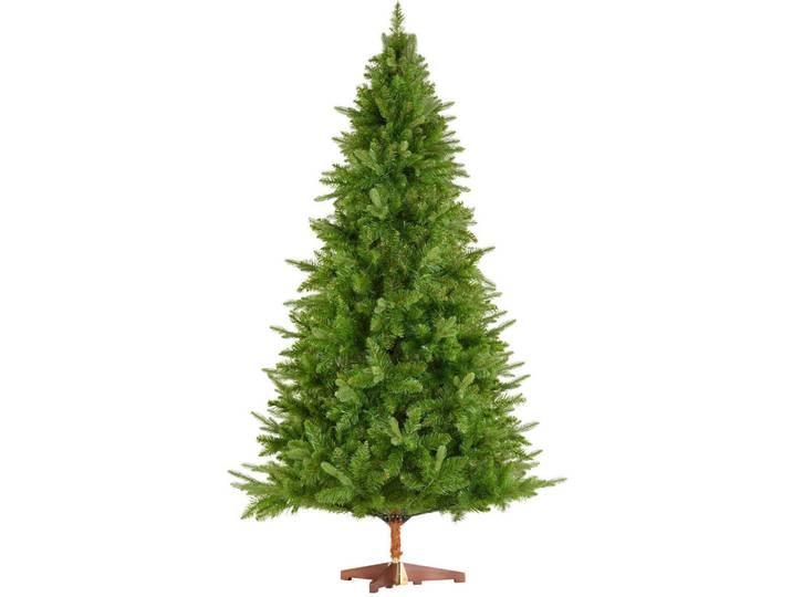 tectake Weihnachtsbaum Cupid, klappbarer Baumständer aus Holz, grün, Grün, Kunststoff, Dreieckig, 180 cm, Dekoration, Weihnachtsdekoration, Christbäume & Zubehör