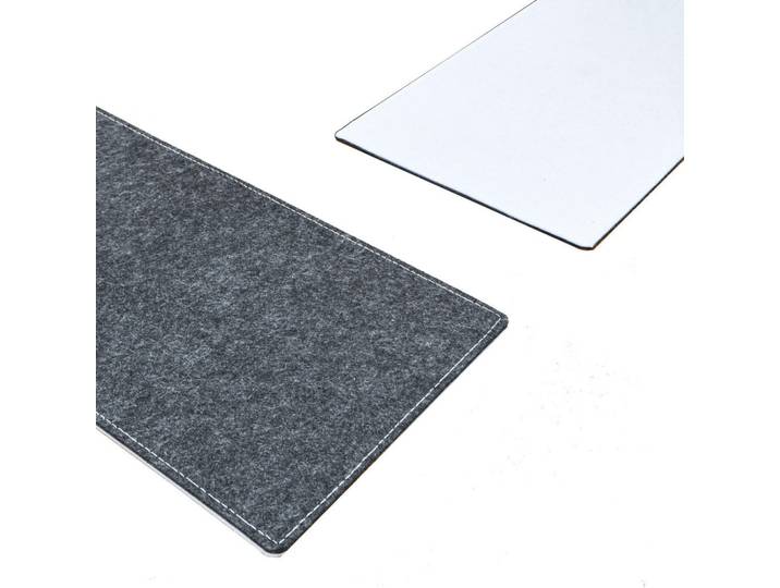 Dunedesign Bierbankauflage Filz, 2er Set, Anthrazit, 180/28/0,8 cm, Grau, Kunststoff, 28x1x180 cm, Gartenmöbel, Gartenpolster & Auflagen, Bankauflagen