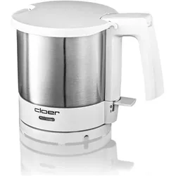 Cloer 4721, Wasserkocher, Silber, Weiss