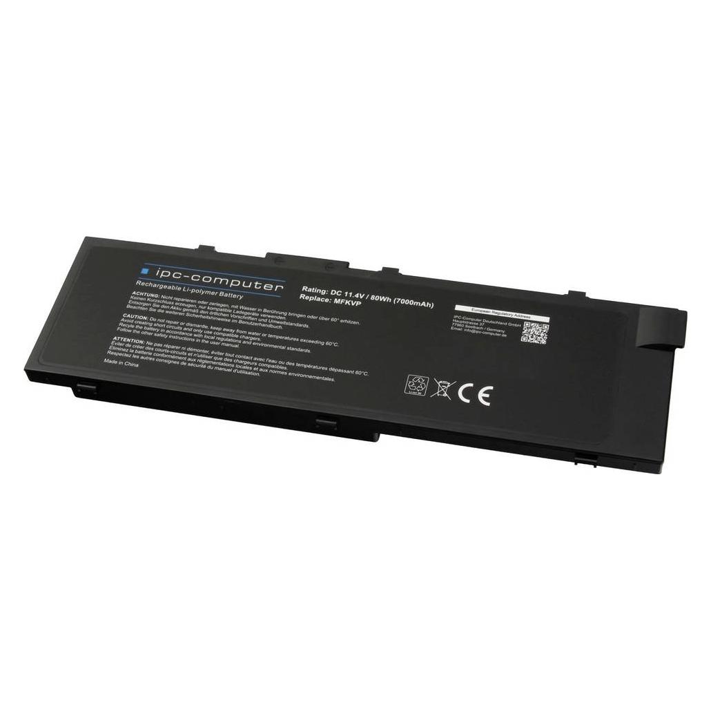IPC Akku 80Wh für Dell Precision 17 (7710) (7000 mAh) (MFKVP REPLACE)
