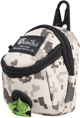 Inspire Curations Portable Dog Training Treat Pouch Hands Free Waist Bag With Poop Bag Dispenser camouflage