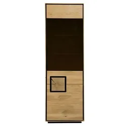 G+K Vitrine Toronto Holz Wildeiche geölt