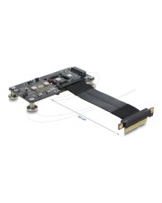 Delock PCI Express 3.0x4> M.2 Key M Adapter 10cm (64357)
