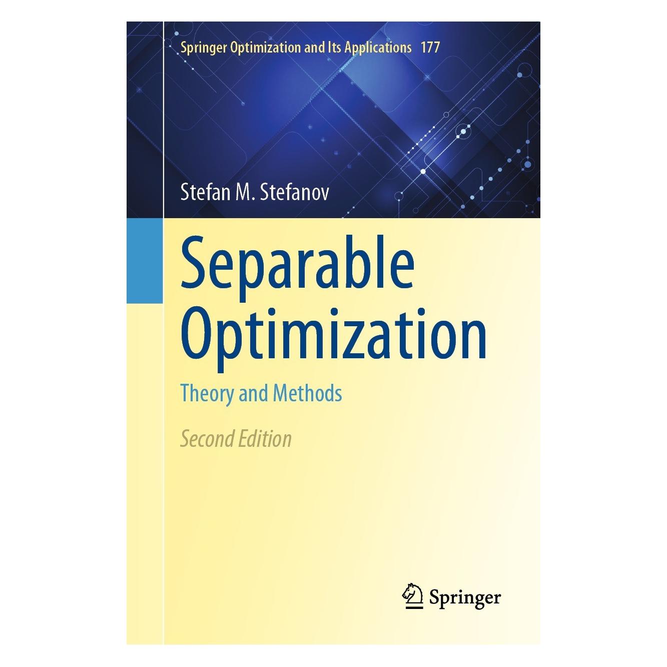 Springer Separable Optimization (Englisch, Hardcover, Stefan M. Stefanov) (9783030784003)