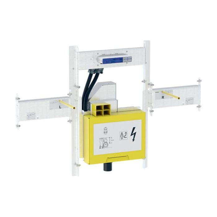 Geberit Gis Montage-Set 461472001 mit UP-Drehsiphon B90, für Waschtisch/Wandarmatur