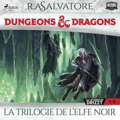 Compilation Dungeons & Dragons 1–3: La Trilogie de l'Elfe Noir - R.A. Salvatore, Audio, 9788727219882