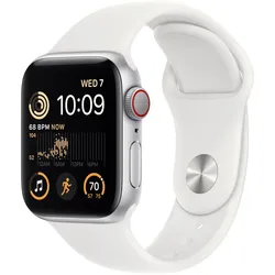 Apple Watch SE GPS+Cellular Aluminium silber, 40mm MNPP3FD