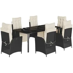 vidaXL, Gartentisch + Balkontisch, Kadena (Rundes Bein) (200 x 100 x 74 cm)