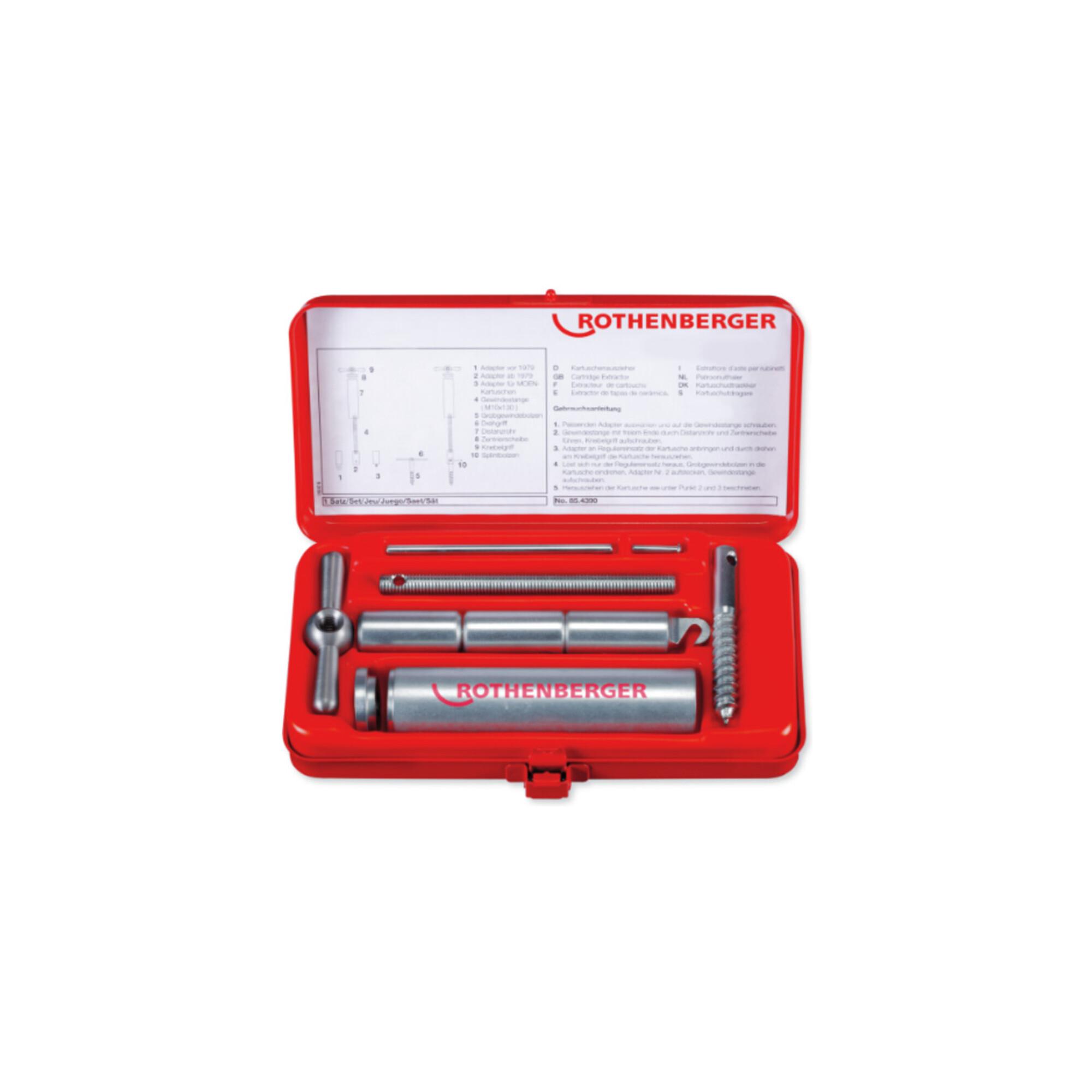 Rothenberger Kartuschen-Auszieher-Set, 9tlg. (854390)