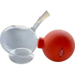 MILCHPUMPE FRANK Hand m.Auffangbeh.Glas m.Abl. 1 St