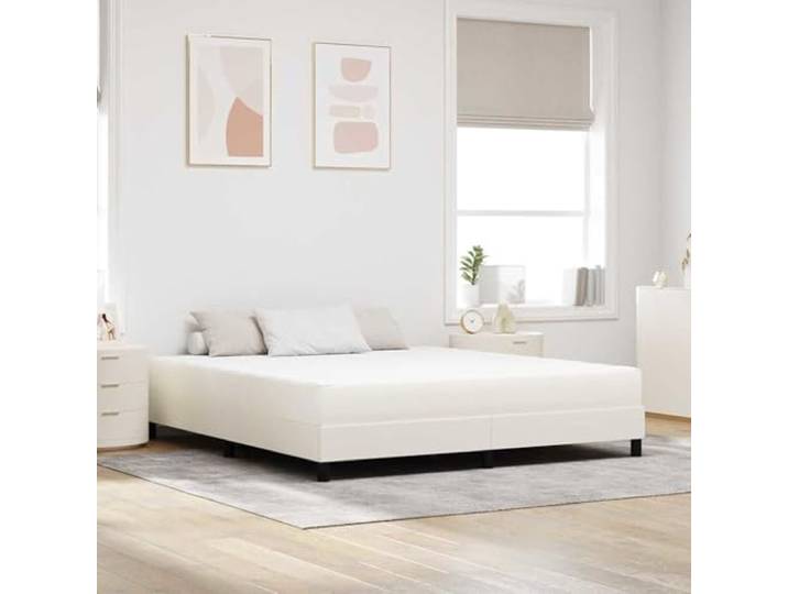 RJPLMFV Matratze, 180 x 200 cm, Polyester, cremefarben Taschenfedern, feste Unterstützung, modernes Design, pflegeleicht