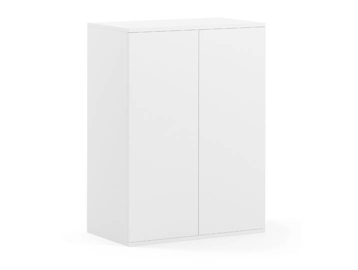 Aktenschrank mit 2 Böden RAKEL 60 x 81 cm weiss