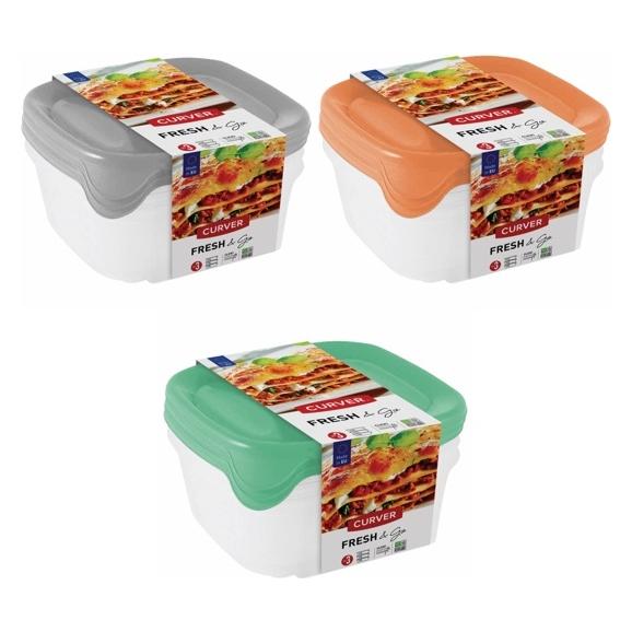 Kadax Curver Set Dosen 3x 0,8l Farbmix (0.80 l) (08559-999)