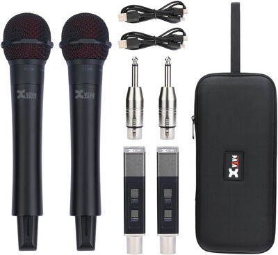 XVive M5D Dual Microphone Wireless noir