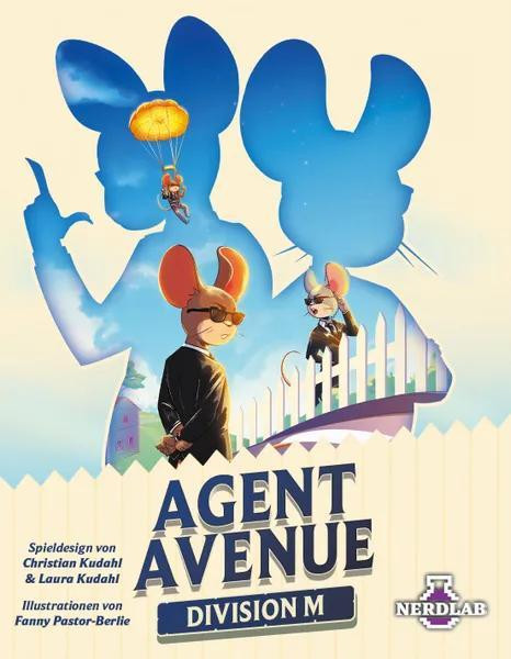 Nerdlab Games Agent Avenue Division M - Uitbreiding voor strategisch kaartspel (Duits)