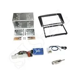 Autoradio 2-DIN Einbaurahmen Radioblende+LFB Adapter Einbauset Toyota Avensis...