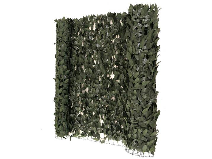 MCW Balkonsichtschutz Grün, Kunststoff, 300x150 cm, Sonnenschutz, Sichtschutz