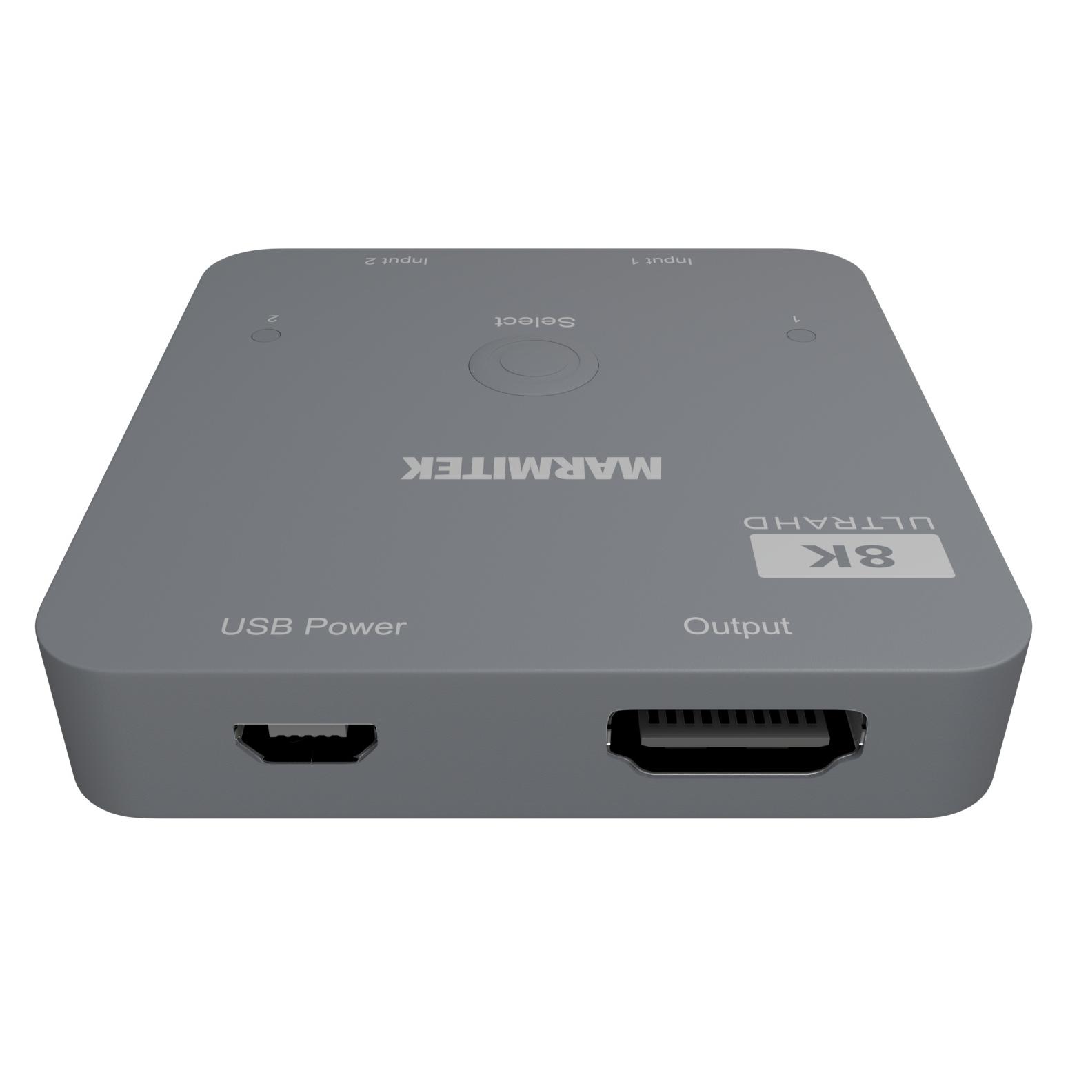 Marmitek HDMI-Umschalter Connect 720 - 2/1 (8K/60Hz) (25008415)