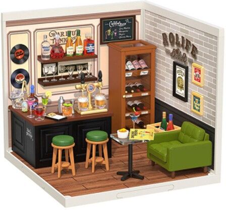 Leisurely Cheers Bar - Miniature 3D DIY Rolife