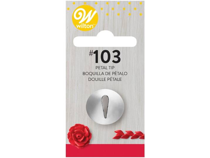 Wilton Spuitmondje - #103 Petal - Garneerspuit voor Taartdecoratie