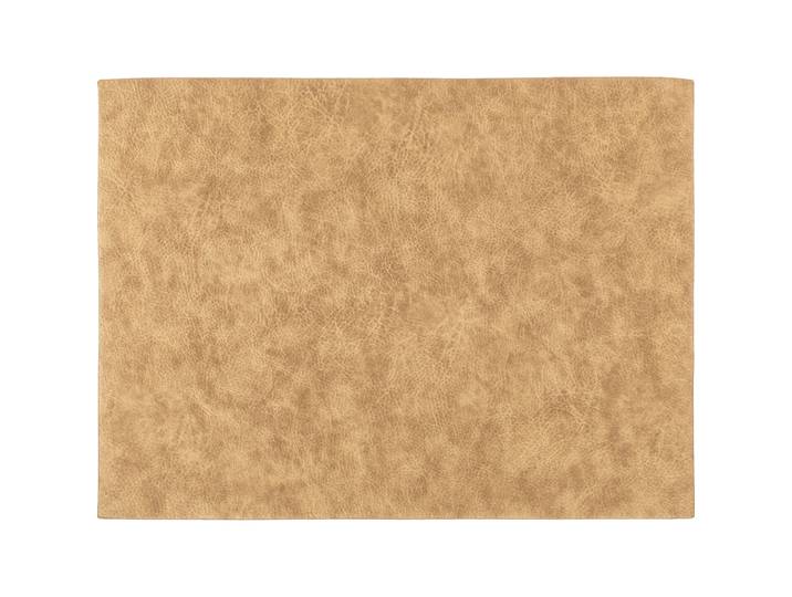 ZICZAC Tischset Troja goldfarben Kunstleder Rechteckig B 33 cm - Tischset