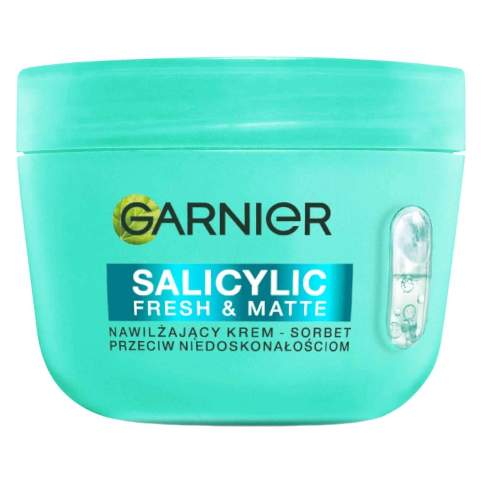 GARNIER Salicylic Fresh &amp, Matte nawilżający krem - sorbet przeciw niedoskonałościom 85ml (85 ml, Tagescreme) (68304930)