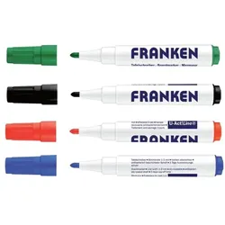 Franken 4er-Pack Whiteboard-Marker »U-Act! Line Z1999« schwarz