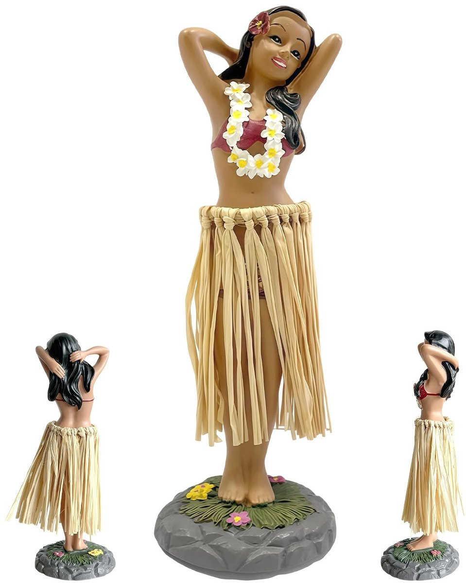 Solidchoice Wobble Figure Hula Dansend Meisje voor Auto en Bureau