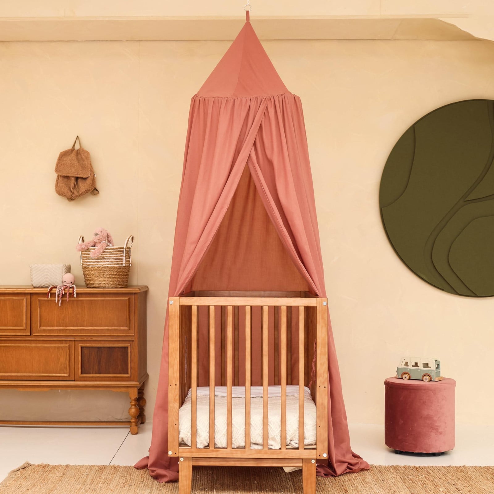 Merkloos Hangend Mosquito Net en Canopy voor Kinderbed