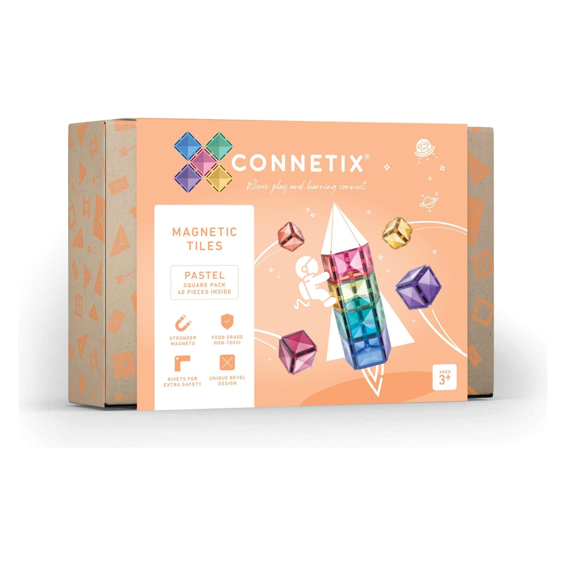 Connetix Pastel Square Pack (CON-EU-P40S)