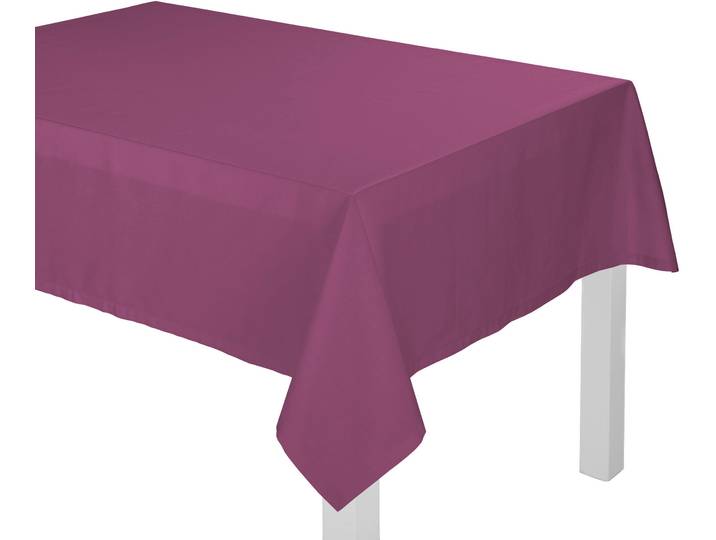 Tischdecke WIRTH NEWBURY Gr. 2, lila (beere), B:120cm L:120cm, Baumwolle, Polyester, Tischdecken, Tischdecke