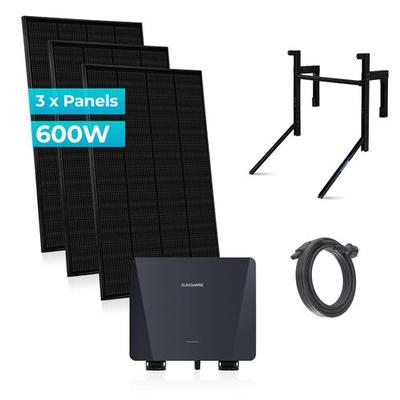 SUNSHARE Ray 800 W Balkonkraftwerk mit bohrfreier Betonhalterung