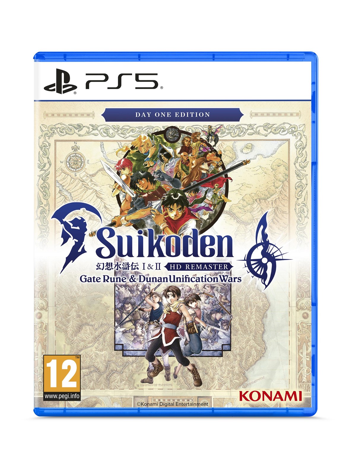 Suikoden I + II HD Remaster: Gate Rune and Dunan Unification Wars (Day One Edition) - Sony PlayStation 5 - RPG - PEGI 12